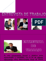 5. Entrevista de Trabajo