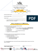 Parent-Guardian Information-Use of COE Rev 4-29-10