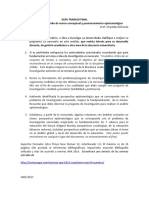 Guía trabajo final: Marco conceptual y posicionamiento epistemológico