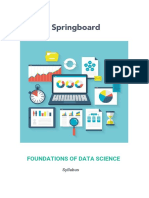 Springboard Foundations of DataScience Syllabusv2