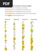 3000 Most Common Words in English | PDF | English Language