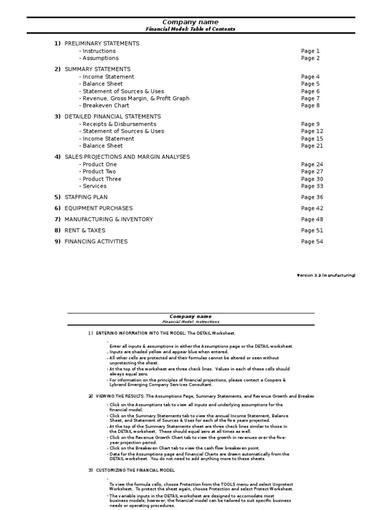 P WC Financial | PDF | Worksheet | Revenue