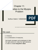 Remedies To The MYOPI Problm