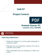 Unit 07 Project Control