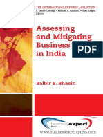 Assessing and Mitigating Business Risks in India