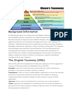 Blooms Taxonomy