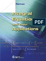 Rahman Integral Equations and Their Applications