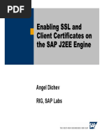 How To Configure The SAP J2EE Engine For Using SSL - PDF - 0 - PDF