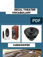 Technical Theater Vocabulary