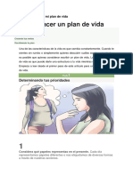 Datos para Hacer Mi Plan de Vida