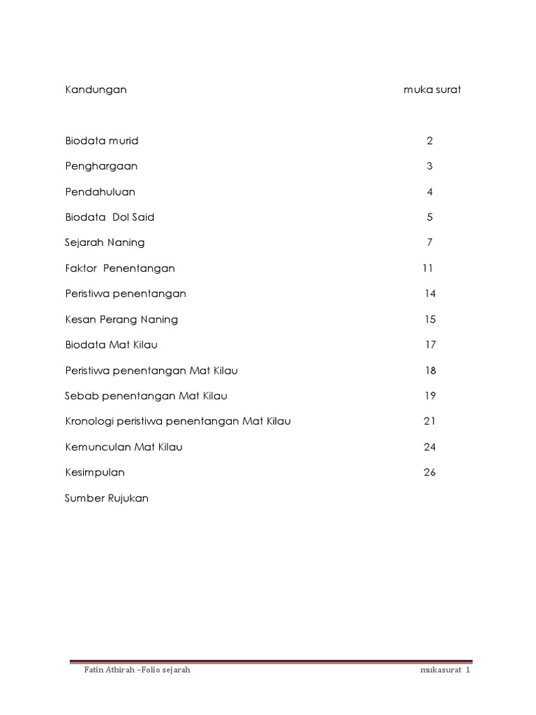 Biodata Dol Said Pdf