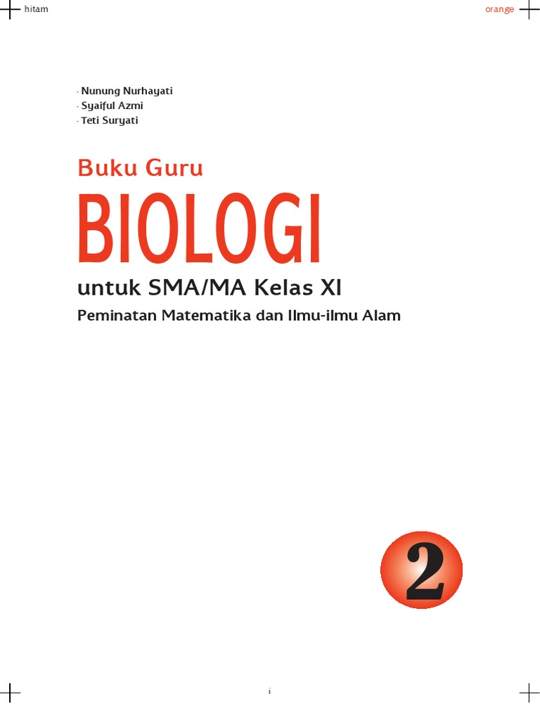 Buku Guru Biologi SMA XI