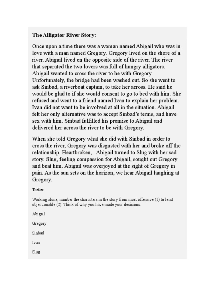 Alligator River Story PDF