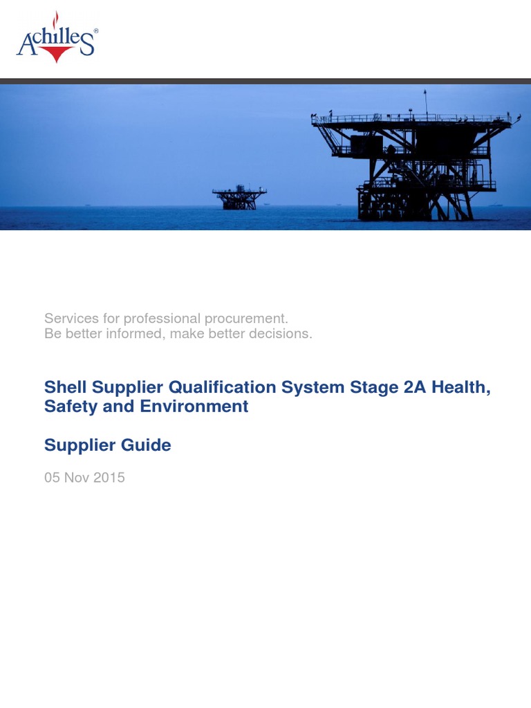 Shell Mobility Hsse Vendor Requirements – ANHVI