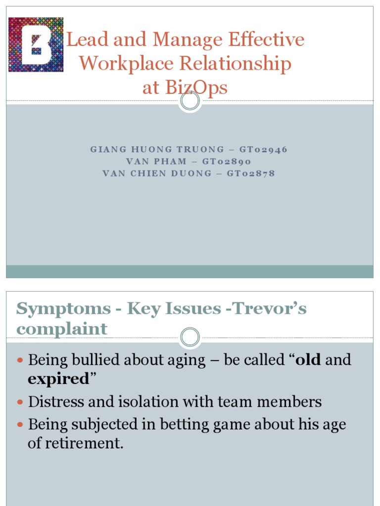 Lead And Manage Effective Workplace Relationship Download Free Pdf