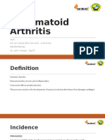 Rheumatoid Arthritis: Pembimbing: Dr. Jafri Hasan, Spot