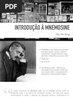 INTRODUÇÃO À MNEMOSINE de Aby Warburg (Apresentação)