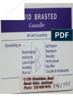 David Brasted's Card