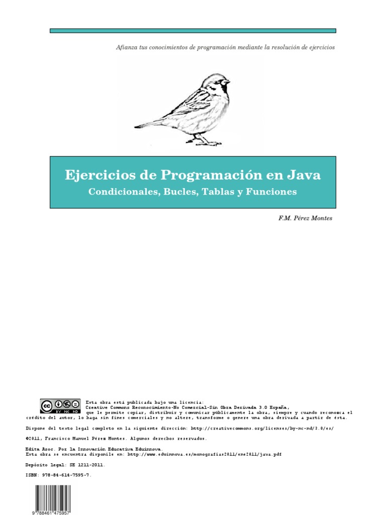Ejercicios de Programacion en Java PDF | PDF | Lenguaje de programación ...
