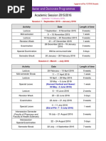 Jadual Degree UiTM 2015