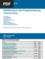 Programmierung Ws11