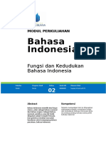 Fungsi 2 Dan Kedudukan Bahasa Indonesia