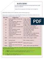 Kata Seru & Peribahasa