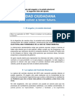 Plataforma electoral de la Alianza Unidad Ciudadana