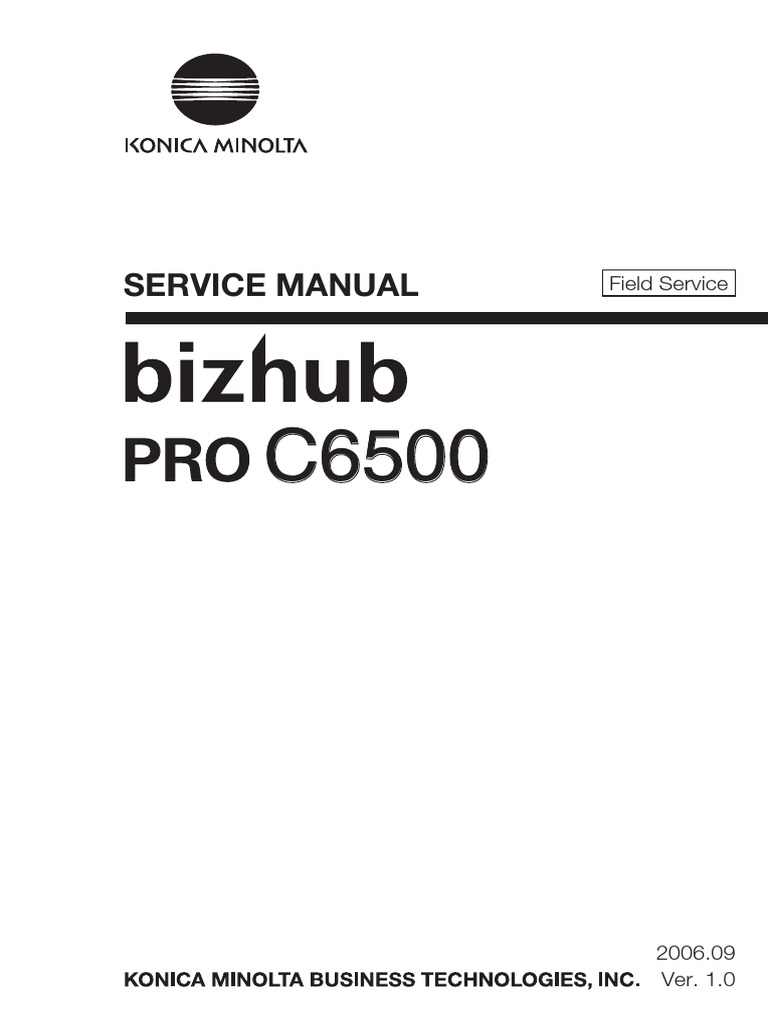 Konica-Minolta Bizhub Pro C6500 Parts and Service Manual | Ac Power Plugs  And Sockets | Electrical Connector