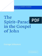 George Johnston-The Spirit-Paraclete in The Gospel of John (Society For New Testament Studies Monograph Series) (2005) PDF