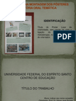 Orientações para Pôster