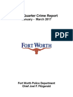 Fort Worth Police Department 2017 1st Quarter Crime Report