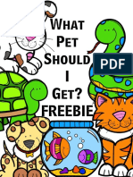 What Pet Should I Get Freebie