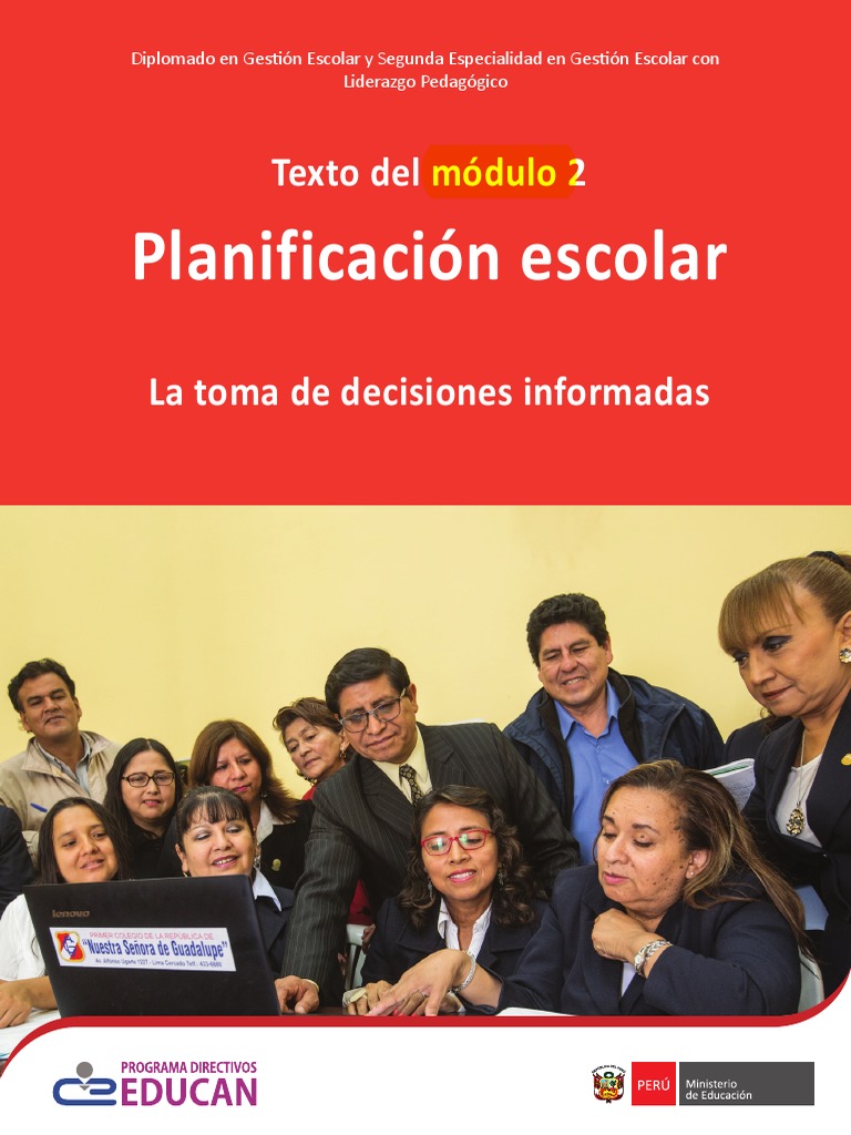 Planificación Escolar y Gestión Educativa | PDF | Liderazgo | Planificación