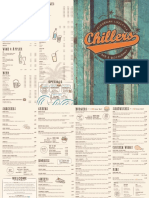 Chillers Bars Wiesbaden Menu