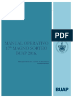 Manual Operativo 17 Magno Sorteo Buap 2016