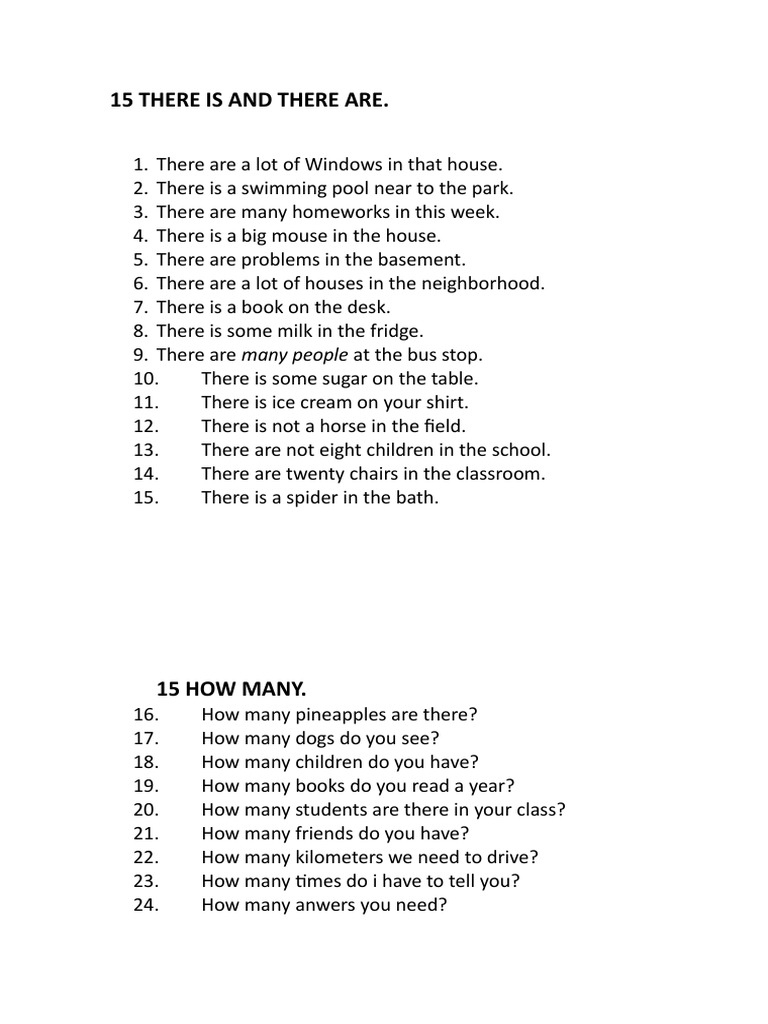 HOW MANY WAYS TO SAY THERE intelligence overview