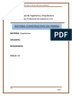 Sistema Constructivo en Tierra