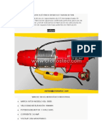 Polipasto Eléctrico Desde 0