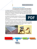 Sistema generación energía solar fotovoltaica aislado