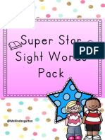 Sight Words Pack