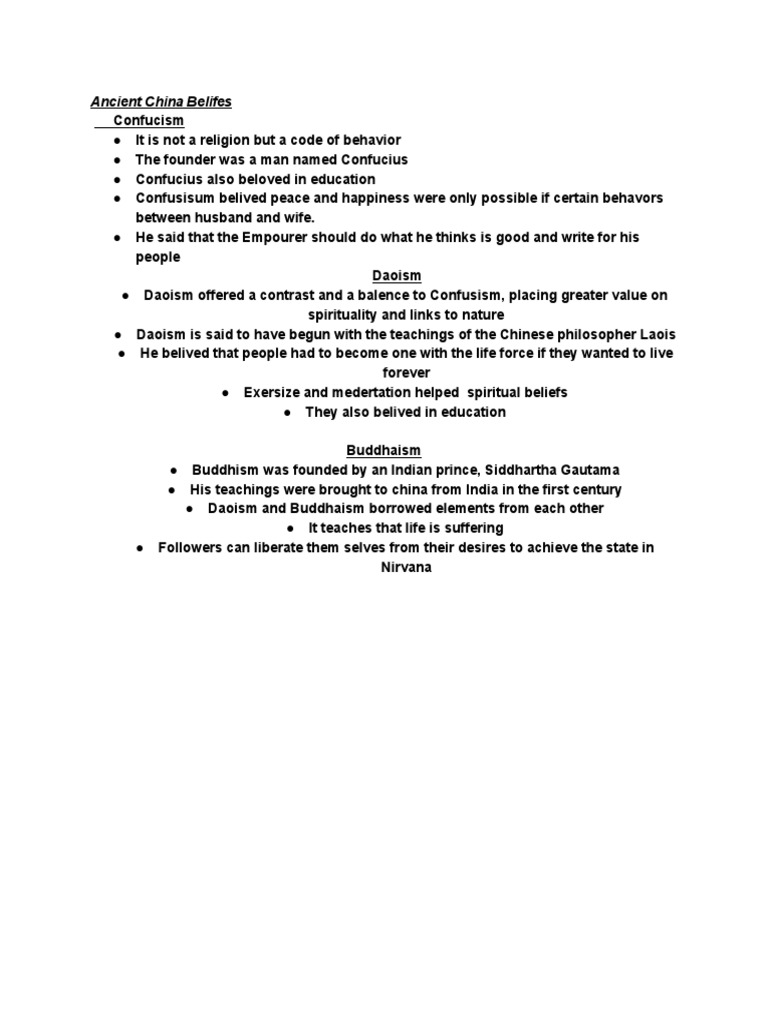 Confucianism and Daoism in Ancient China | PDF | Philosophy