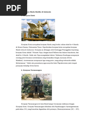 Kliping Kerajaan Hindu Budha