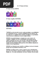 Os 72 Nomes de Deus 8º Nome 