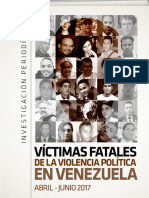 Victimas Fatales de La Violencia Política en Venezuela