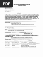 Embezzlement and Fraud Complaint V Donald Trump and Eric Trump