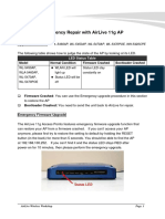 Emergency Repair With AirLive 11g AP