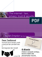 The Internet Law Privacy Trust Security
