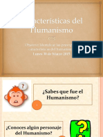 Características Del Humanismo