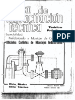 Curso de Capacitacion Tecnica-Oficial Cañista de Montajes Industriales PDF